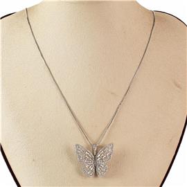 CZ Butterfly Necklace