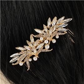 Pearl Crystal Hair Comb