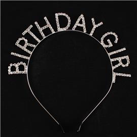 Birthday Girl Crystal Headband