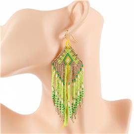 Fashion Bead Fringe Earring