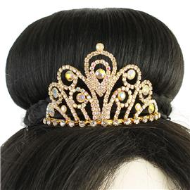 Mini Rhinestone Tiara