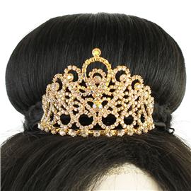 Mini Rhinestone Tiara