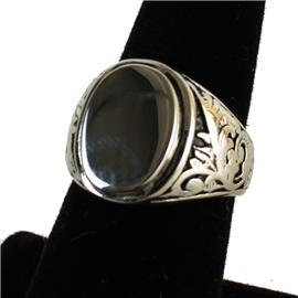 "8" Stainless Steel Oval Ring "