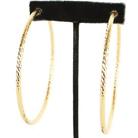 "".80" Metal Clip-On Hoop Earring "