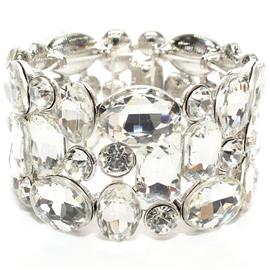 Multi Shape Crystal Bracelet