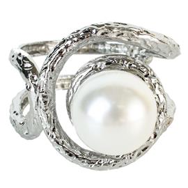 Metal Pearl Bangle