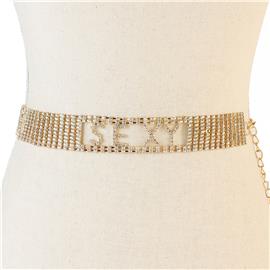 Rhinestone Sexy Belt