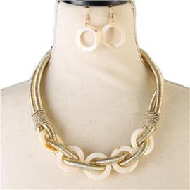 Fashion Opal Necklace Set