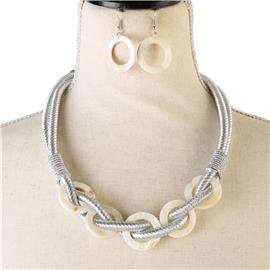 Fashion Opal Necklace Set