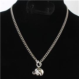 Metal Elephant Necklace