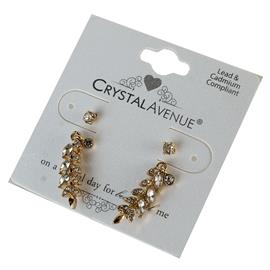 Crystal Casting Crawler Earring