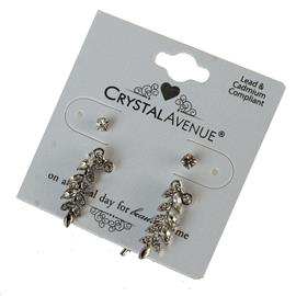 Crystal Casting  Crawler Earring