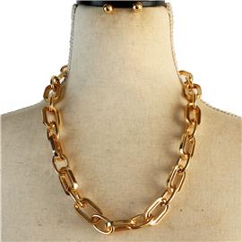 Fashion Metal Chain Necklace Set