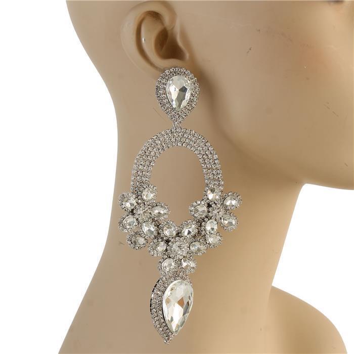 Crystal Chandelier Teardrop Earring D&D Florida Import