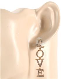 CZ LOVE Earring