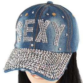 Rhinestone SEXY Cap