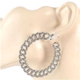 60mm Hoop Chain Earring