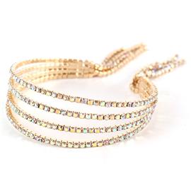 Rhinestone String Bracelet