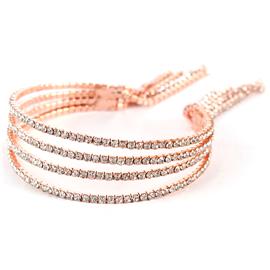 Rhinestone String Bracelet