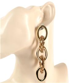 Stone Chain Earring