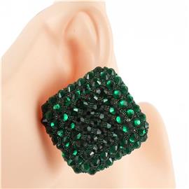 Clip On Crystal Earring