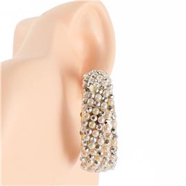 50 MM Pearl Hoop Earring