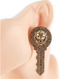 Fashion Rhinestones Key Earring