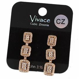 CZ Dangle Earring