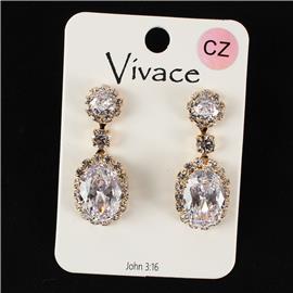 CZ Dangle Earring