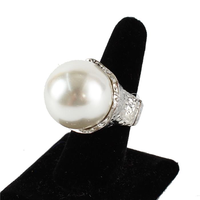 Pearl Chunky Stretch Ring