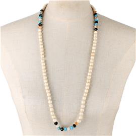 Natural Stone Beads Necklace