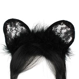 Lace Cat Ears Headband