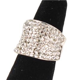 Crystal Curve Ring