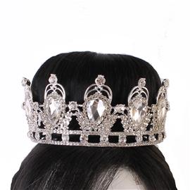 Crystal Teardrop Crown