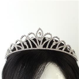 Rhinestones Leaves Tiara