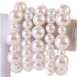 Pearl Five Layereds Bracelet