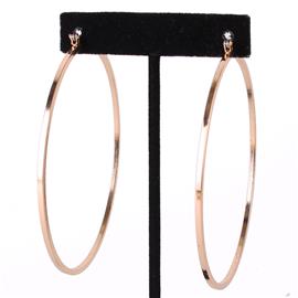 "".60" Metal Hoop Earring "