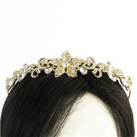 Metal Flower Tiara