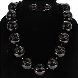 40MM Pearl Necklace Set