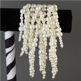Pearls Fringed Chunky Bracelet