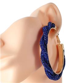 Fashion Twisted Hoop Earring