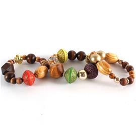 Fashion Wood Stretch Bracelet