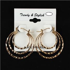 1.50 Inch Metal Earring