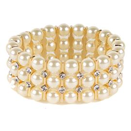 Pearl 3 Lines Bracelet