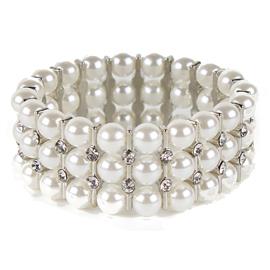Pearl 3 Lines Bracelet