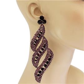Crystal Long Chandelier Earring