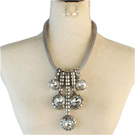 Fashion Metal Drop Necklace Set
