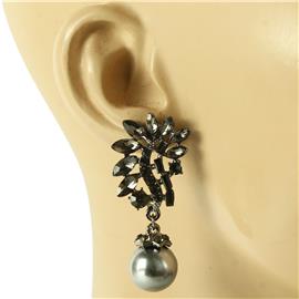 Crystal Pearl Earring