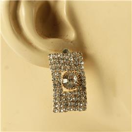 Rhinestones Rectangle Earring