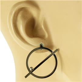 Stainless Steel Round Earring